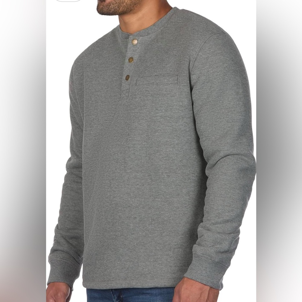 Coleman Sherpa Lined Long Sleeve Henley